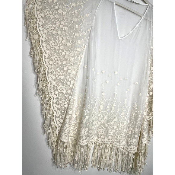 ALICE + OLIVIA Embroidered Accent Cover-Up XS/S - Picture 5 of 8